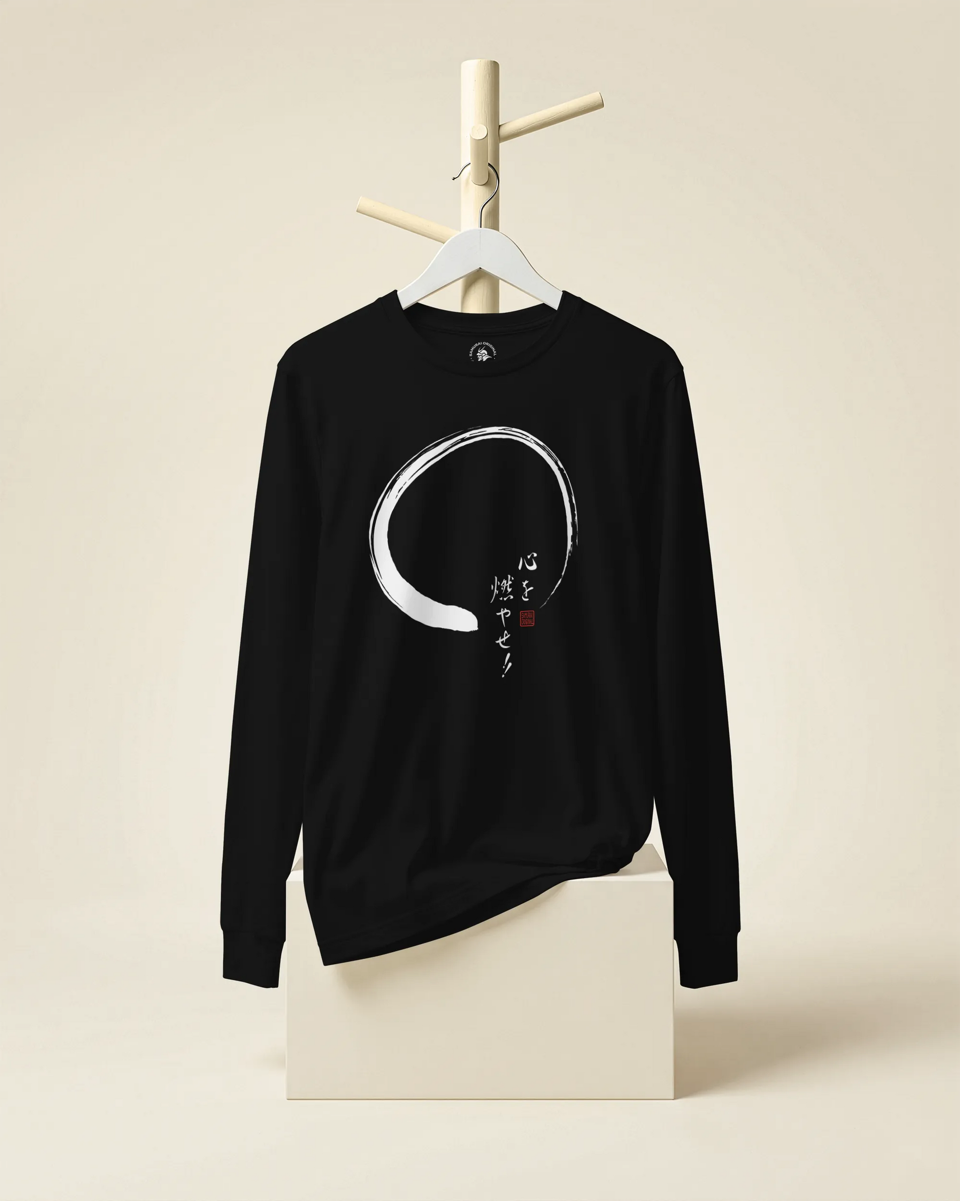 Set Your Heart Ablaze Unisex Long Sleeve Tee - Samurai Original