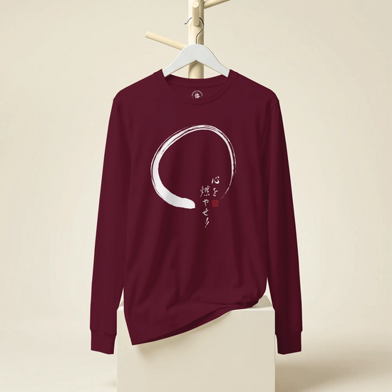 Set Your Heart Ablaze Unisex Long Sleeve Tee - Samurai Original