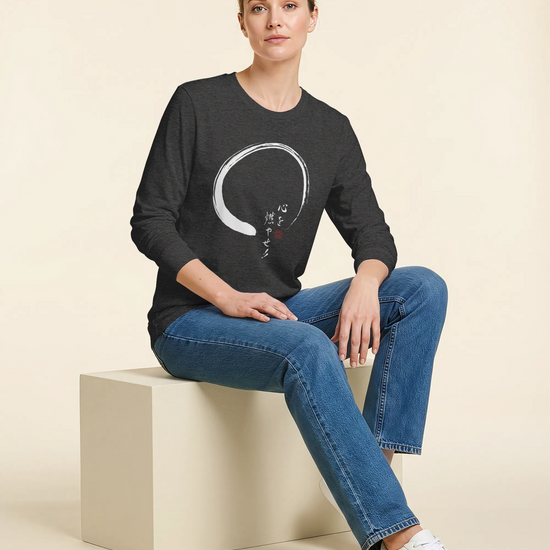 Set Your Heart Ablaze Unisex Long Sleeve Tee - Samurai Original