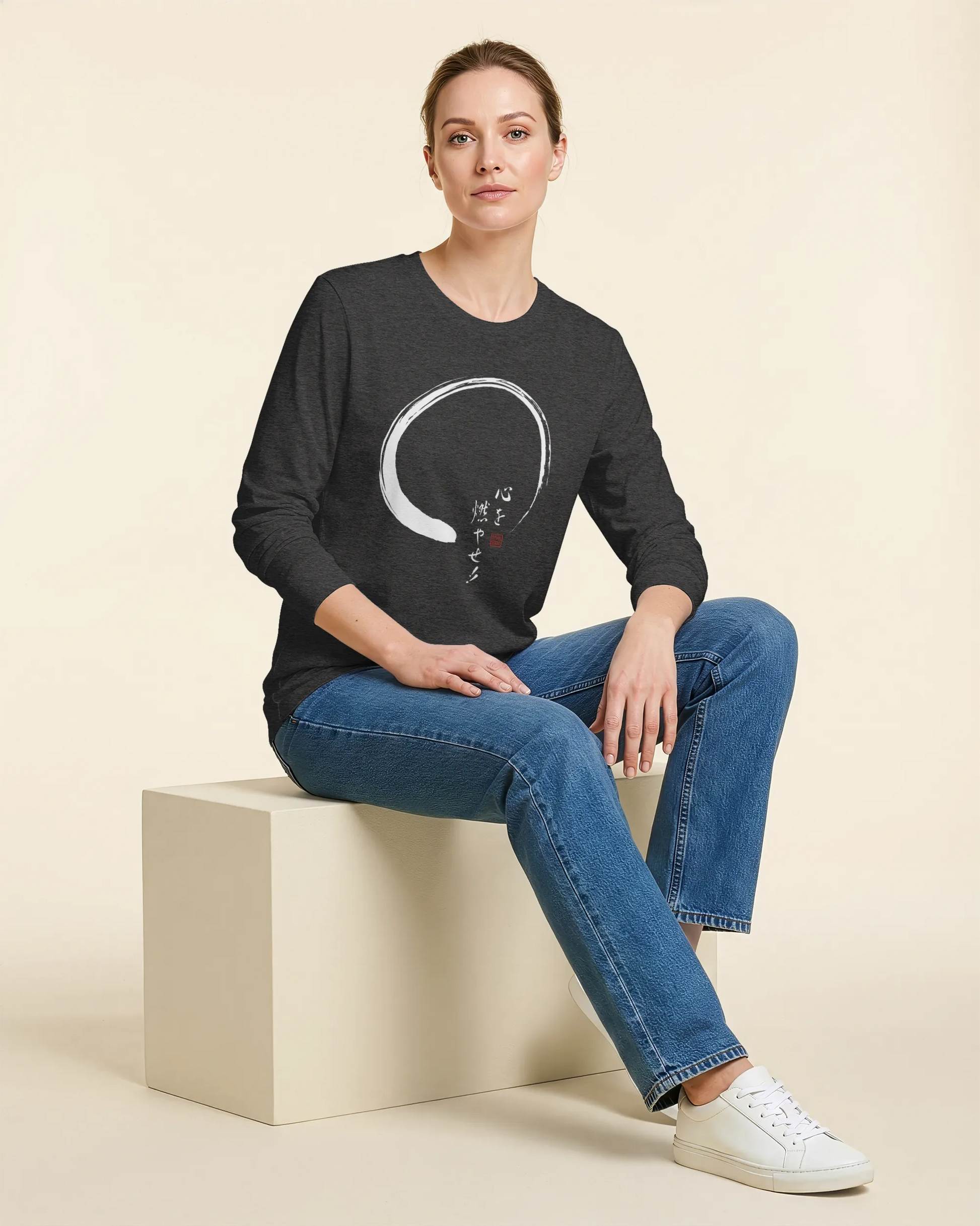 Set Your Heart Ablaze Unisex Long Sleeve Tee - Samurai Original