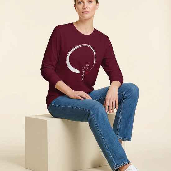Set Your Heart Ablaze Unisex Long Sleeve Tee - Samurai Original