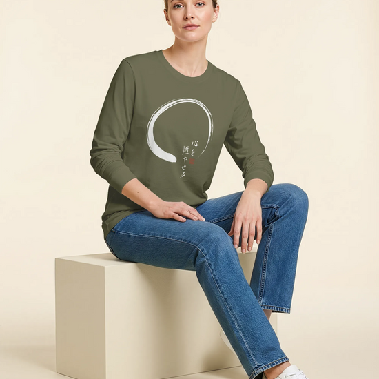 Set Your Heart Ablaze Unisex Long Sleeve Tee - Samurai Original