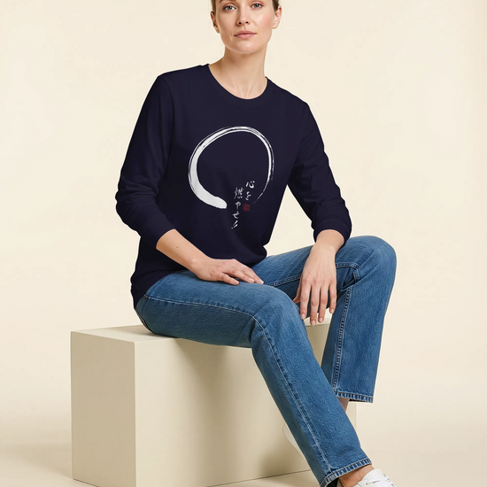 Set Your Heart Ablaze Unisex Long Sleeve Tee - Samurai Original
