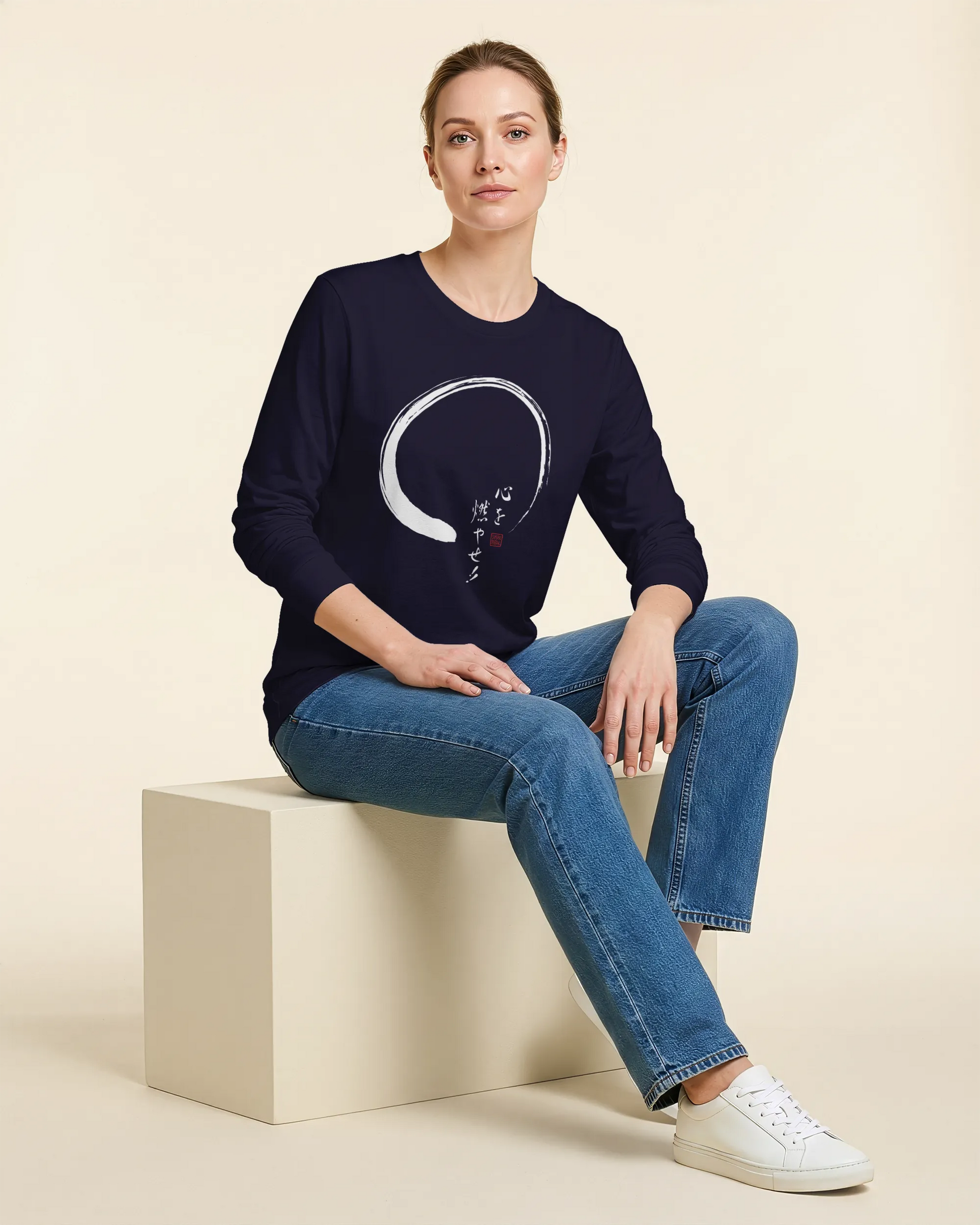 Set Your Heart Ablaze Unisex Long Sleeve Tee - Samurai Original