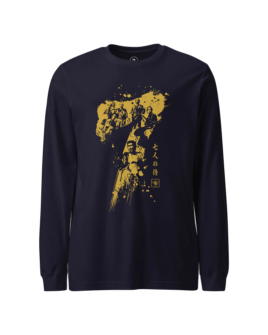 Seven Samurai Japanese Movie Unisex Long Sleeve Tee