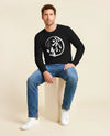 Seven Virtues of Bushido Samurai Japanese Calligraphy Unisex Long Sleeve Tee No.2