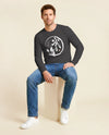 Seven Virtues of Bushido Samurai Japanese Calligraphy Unisex Long Sleeve Tee No.2