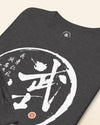 Seven Virtues of Bushido Samurai Japanese Calligraphy Unisex Long Sleeve Tee No.2