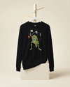 Halloween Samurai Skeleton Juggling Japanese Ukiyo-e Unisex Long Sleeve Tee - Samurai Original