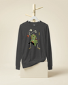 Halloween Samurai Skeleton Juggling Japanese Ukiyo-e Unisex Long Sleeve Tee - Samurai Original