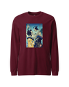 Skeleton Samurai & Geisha Gift For Valentine Unisex Long Sleeve Tee