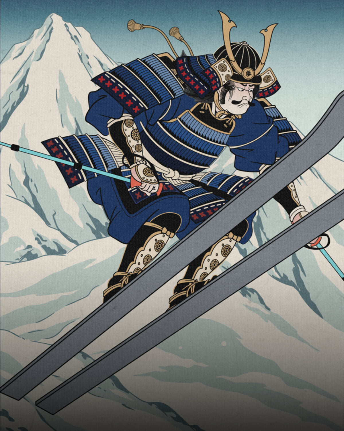Skiing Samurai