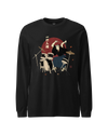 Soul Beat Samurai Drummer Unisex Long Sleeve Tee Black - Samurai Original