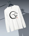 Sumi-e Sleeping Cat Unisex Long Sleeve Tee