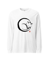 Sumi-e Sleeping Cat Unisex Long Sleeve Tee