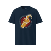 Surviving Fatherhood Beer Wave Organic T-Shirt French Navy - Samurai Original
