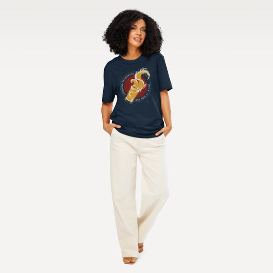 Surviving Fatherhood Beer Wave Organic T-Shirt - Samurai Original
