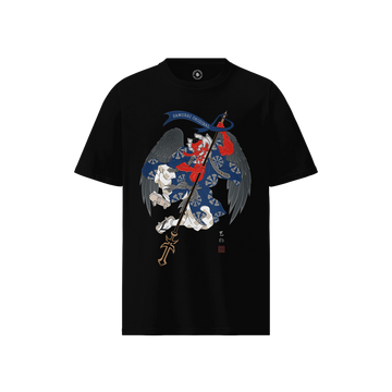 Tengu Japanese Ukiyo-e Unisex Organic T-shirt