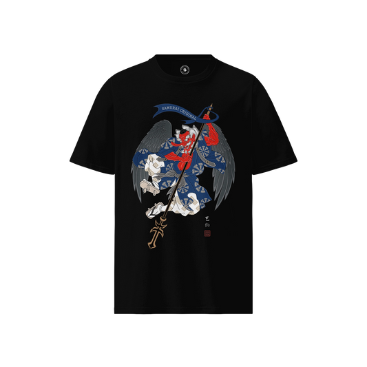 Tengu Japanese Ukiyo-e Unisex Organic T-shirt