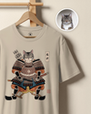 Custom Portrait Samurai Ukiyo-e Cat & Dog Unisex organic t-shirt