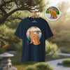Pet Personalization Japanese Ukiyo-e Unisex Organic T-shirt