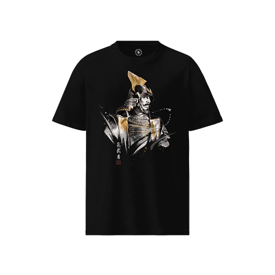 The Kagemusha Sumi-e Organic T-shirt Black - Samurai Original