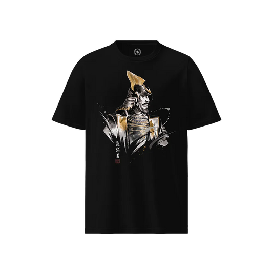 The Kagemusha Sumi-e Organic T-shirt Black - Samurai Original