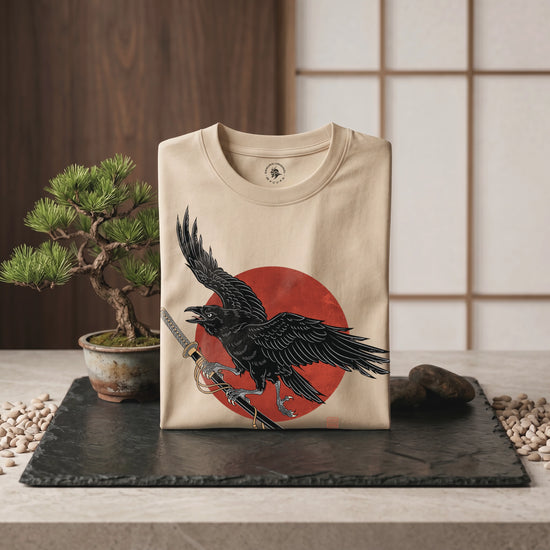 Ronin Raven Organic T-shirt - Samurai Original