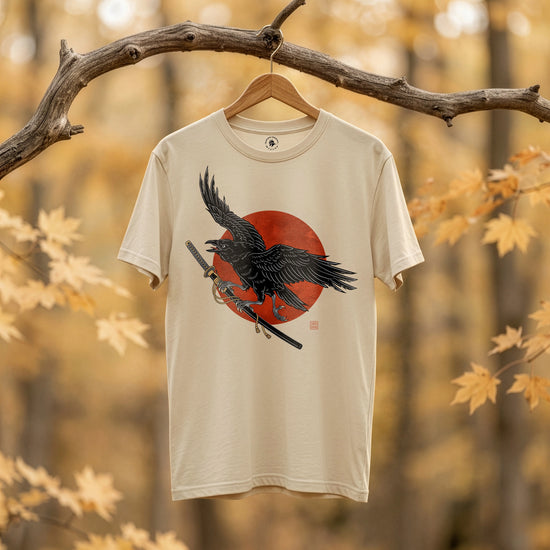 Ronin Raven Organic T-shirt - Samurai Original