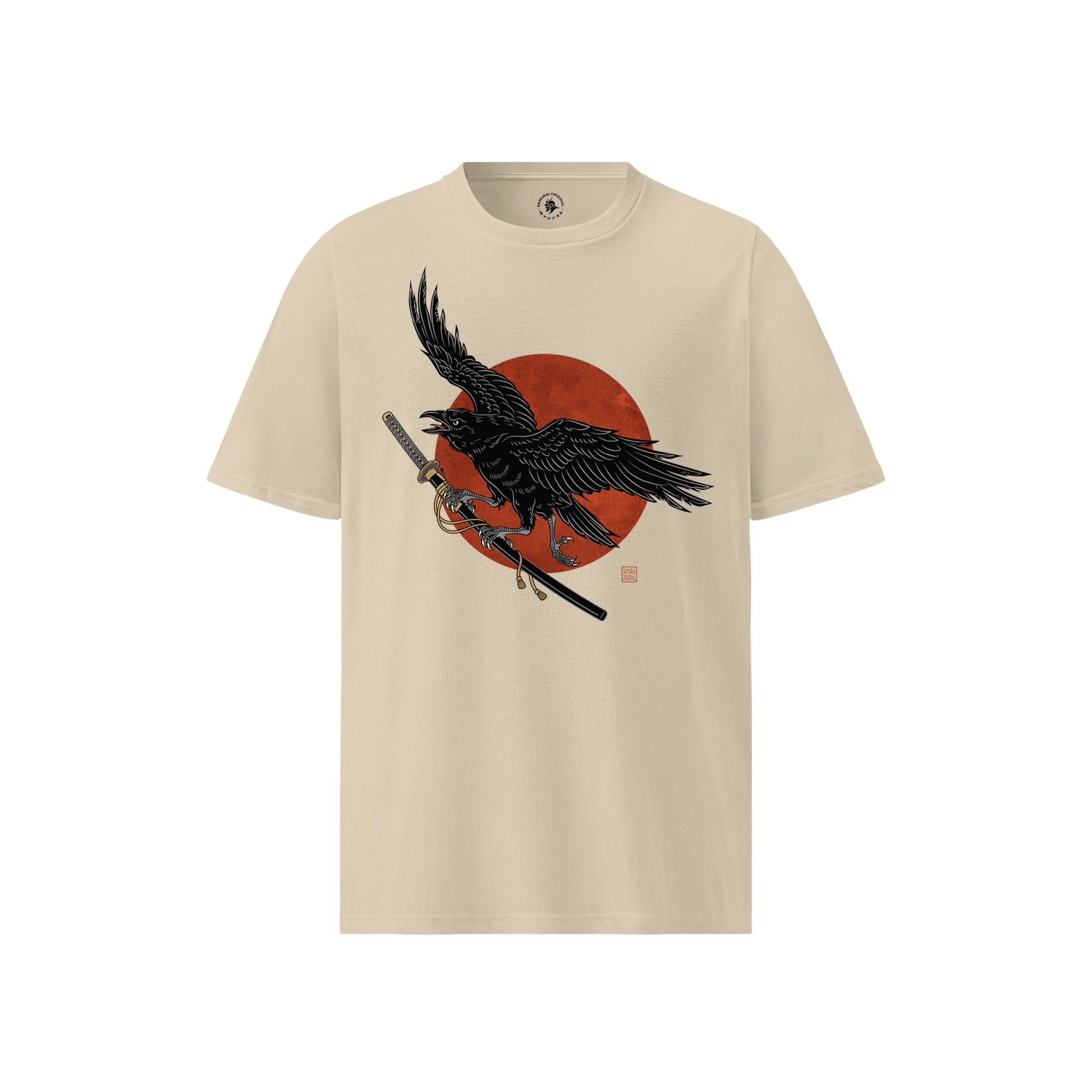 Ronin Raven Organic T-shirt Desert Dust - Samurai Original