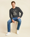 Takeda Shingen Daimyo Ukiyo-e Unisex Long Sleeve Tee - Samurai Original