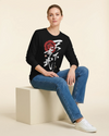 Tenka Fubu Oda Nobunaga Kanji Calligraphy Unisex Long Sleeve Tee