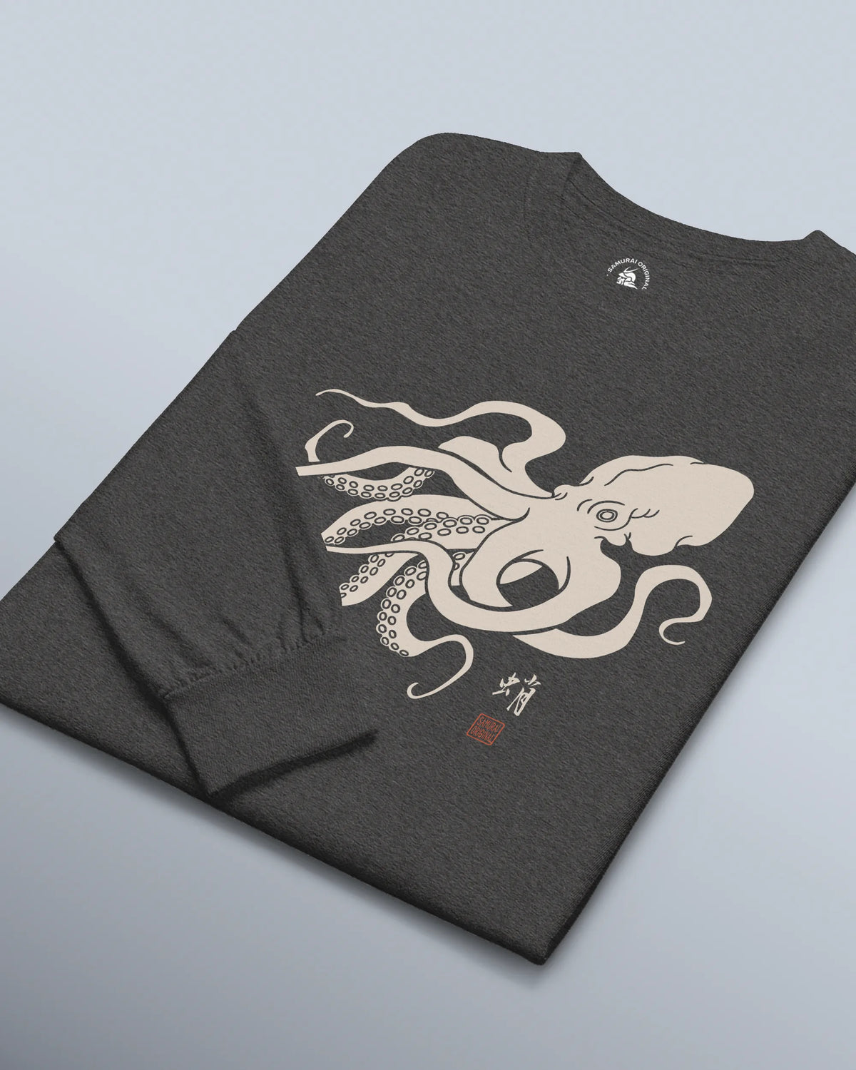Octopus Graphic Art Unisex Long Sleeve Tee - Samurai Original