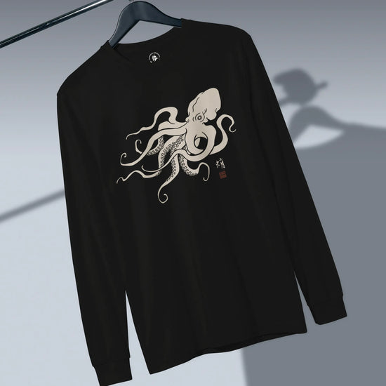 Octopus Graphic Art Unisex Long Sleeve Tee - Samurai Original
