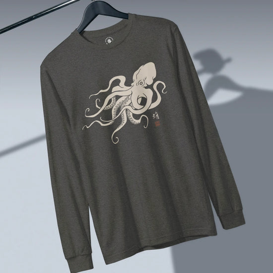 Octopus Graphic Art Unisex Long Sleeve Tee - Samurai Original