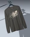 Octopus Graphic Art Unisex Long Sleeve Tee - Samurai Original