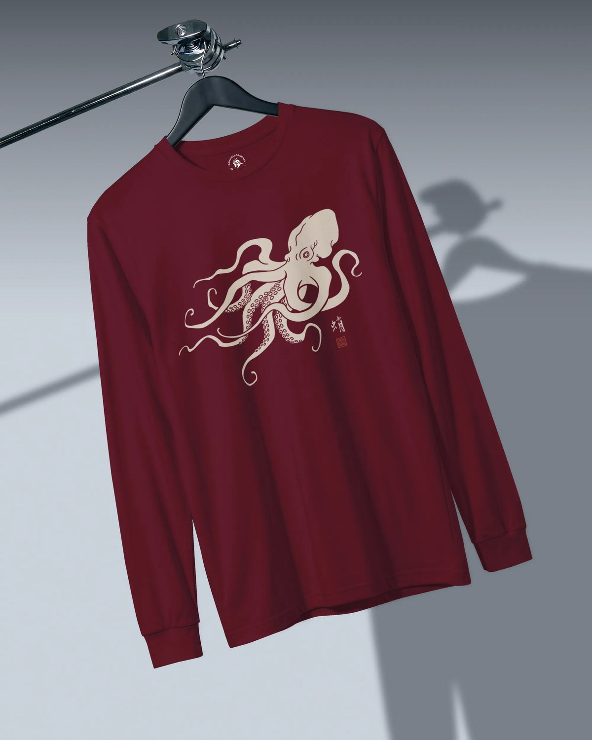 Octopus Graphic Art Unisex Long Sleeve Tee - Samurai Original