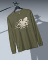 Octopus Graphic Art Unisex Long Sleeve Tee - Samurai Original