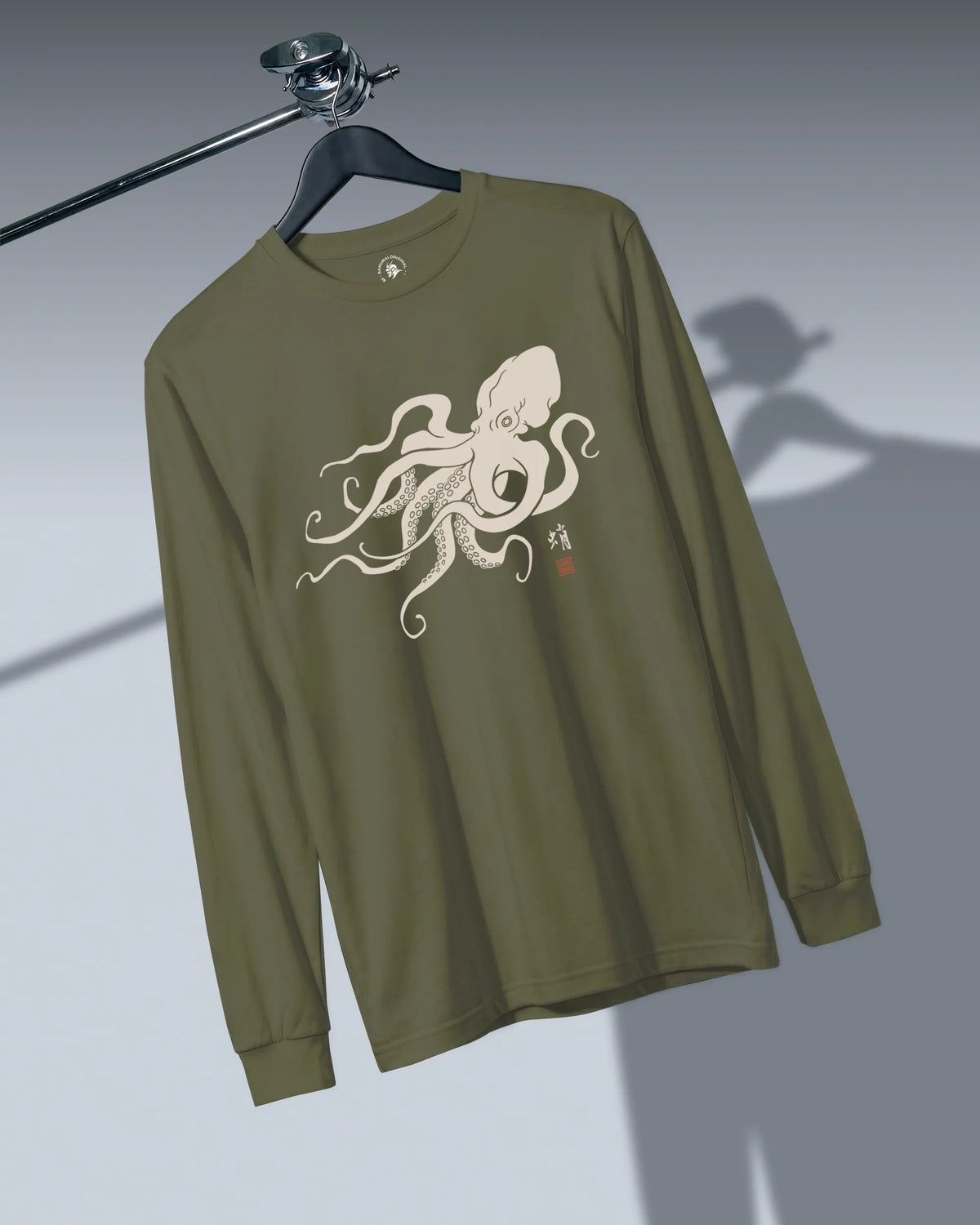 Octopus Graphic Art Unisex Long Sleeve Tee - Samurai Original