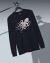 Octopus Graphic Art Unisex Long Sleeve Tee - Samurai Original