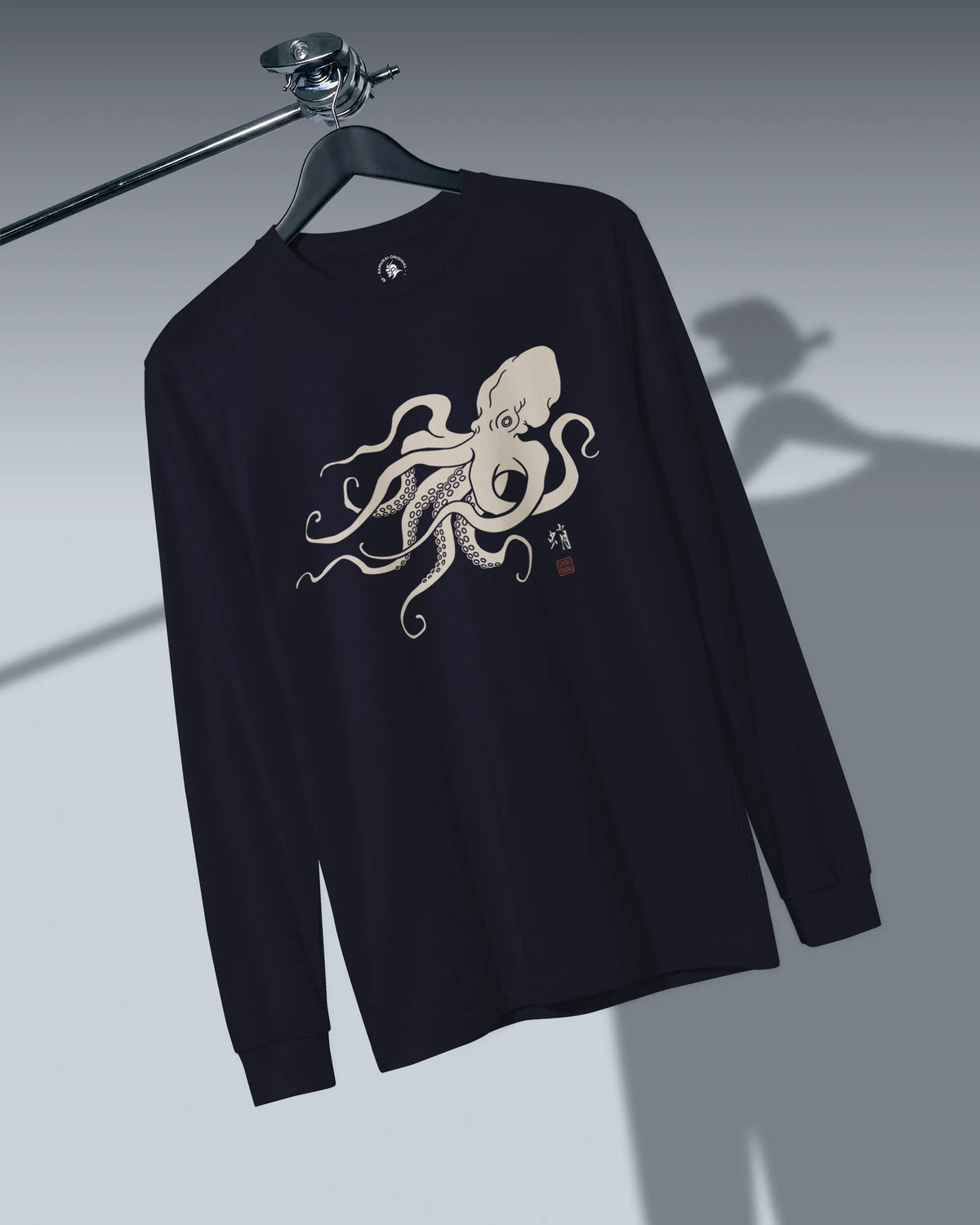 Octopus Graphic Art Unisex Long Sleeve Tee - Samurai Original