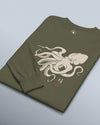 Octopus Graphic Art Unisex Long Sleeve Tee - Samurai Original