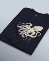 Octopus Graphic Art Unisex Long Sleeve Tee - Samurai Original