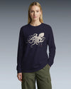 Octopus Graphic Art Unisex Long Sleeve Tee - Samurai Original