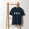 The Kabuki Neko Trio Unisex organic t-shirt