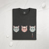 The Kabuki Neko Trio Unisex organic t-shirt