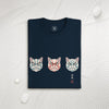 The Kabuki Neko Trio Unisex organic t-shirt