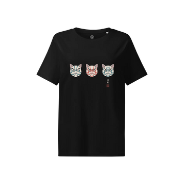 The Kabuki Neko Trio Women’s organic t-shirt