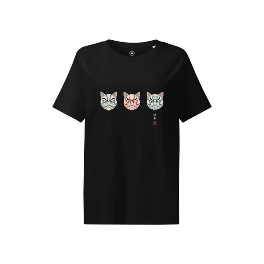 The Kabuki Neko Trio Women’s organic t-shirt