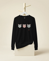 The Kabuki Neko Trio Unisex Long Sleeve Tee - Samurai Original